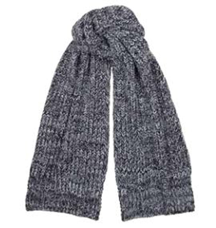 Luxurious Check Wool Scarf - 100% Pure Mongolian Wool