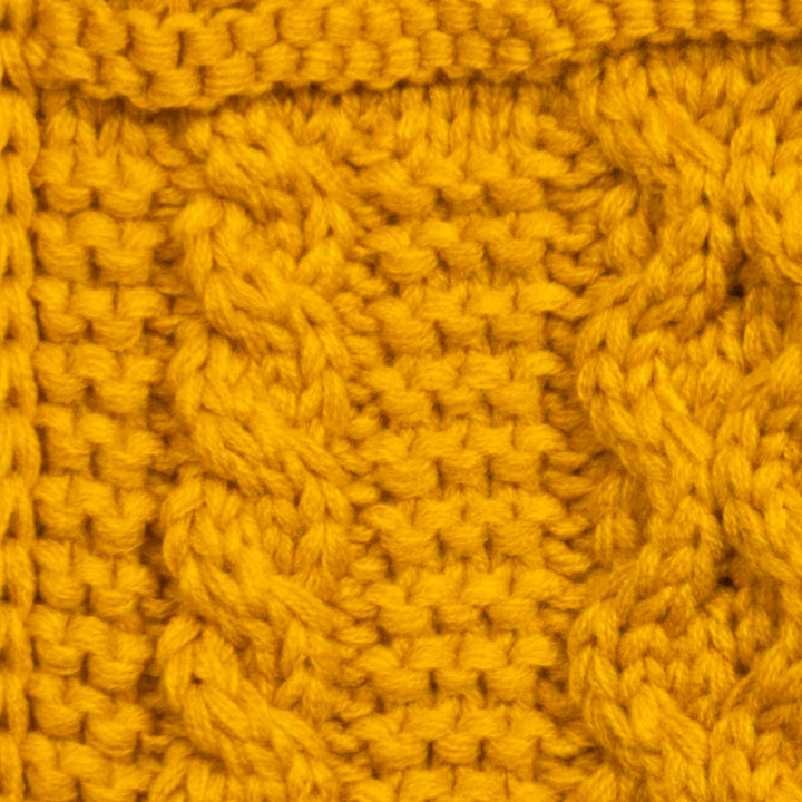 Aran Cable Knit Classic Scarf Wrap in Tradition & Warmth with Aran Cable Knit Classic Scarf