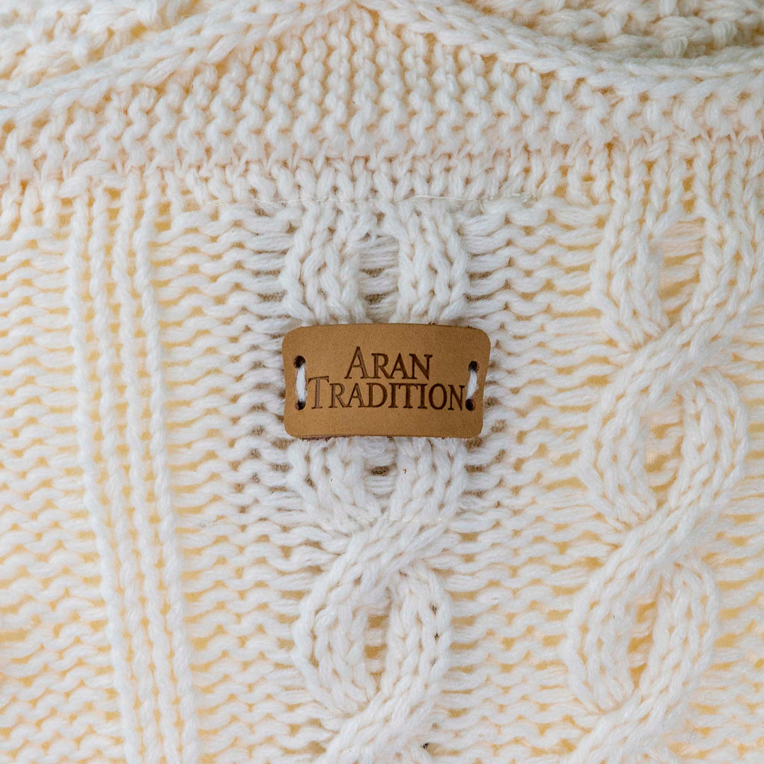 Aran Cable Shawl Neck Cape Aran Cable Shawl Neck Cape | Traditional Design | Cozy Knit