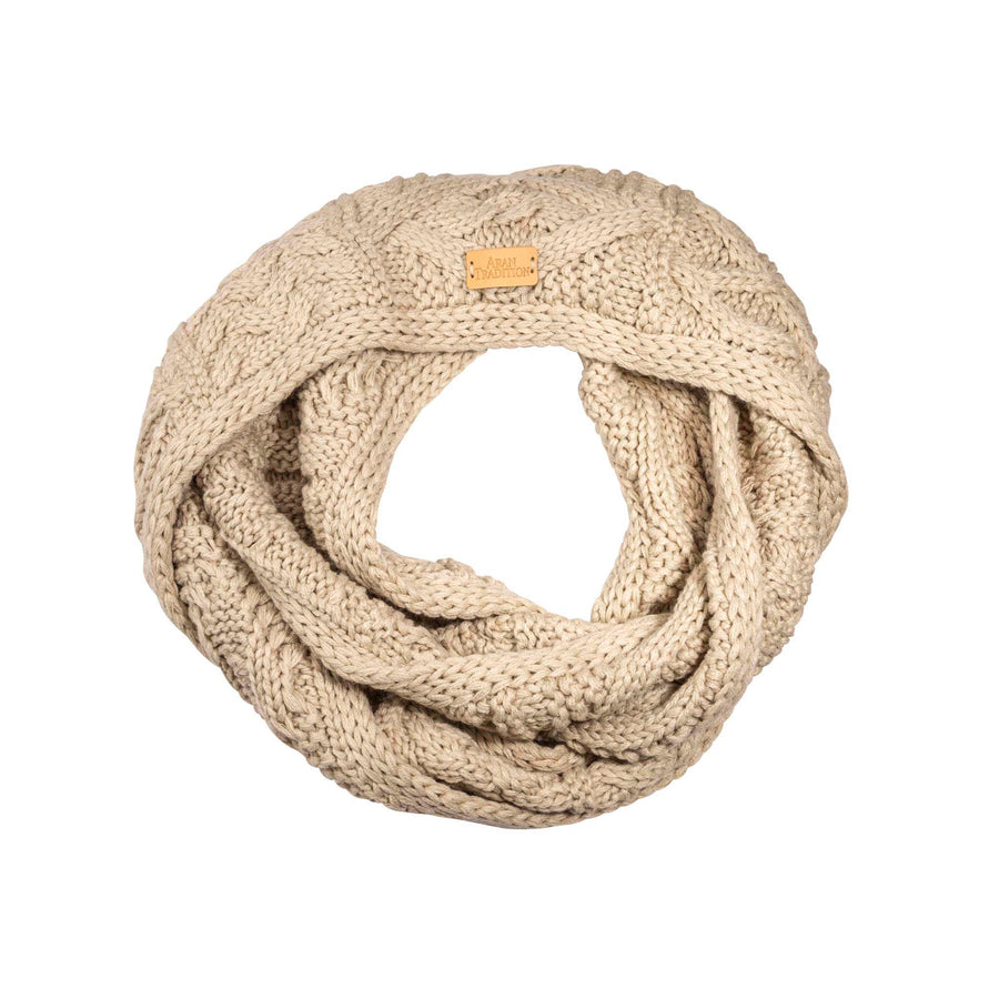 Aran Cable Knit Snood Aran Cable Knit Snood | Chunky Multi-Cable Design | Soft 3GG Knit