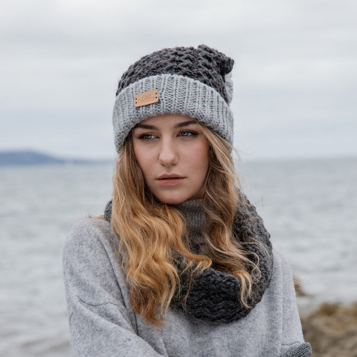 Honeycomb Cable Twist Snood Experience Elegance & Comfort with Honeycomb Cable Twist Snood