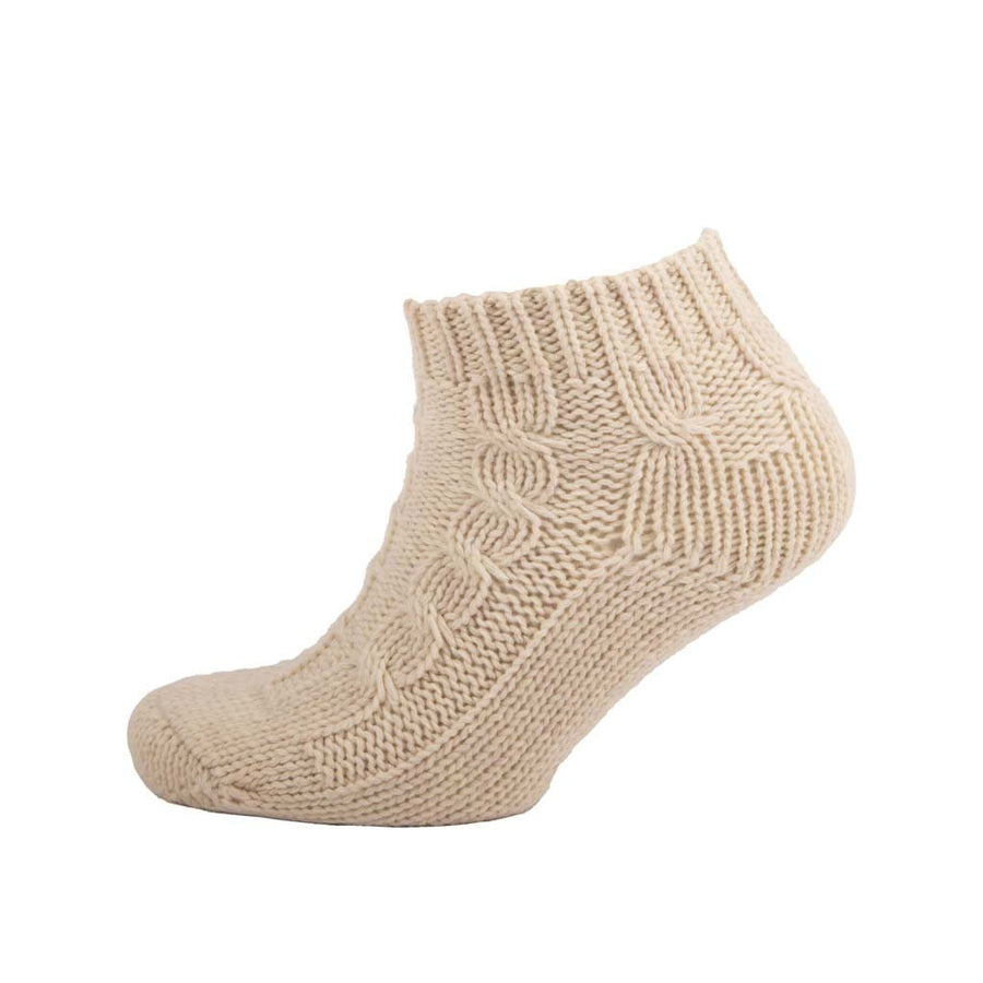 Aran Cable Chunky Ankle Socks Step into Comfort & Style with Aran Cable Chunky Ankle Socks