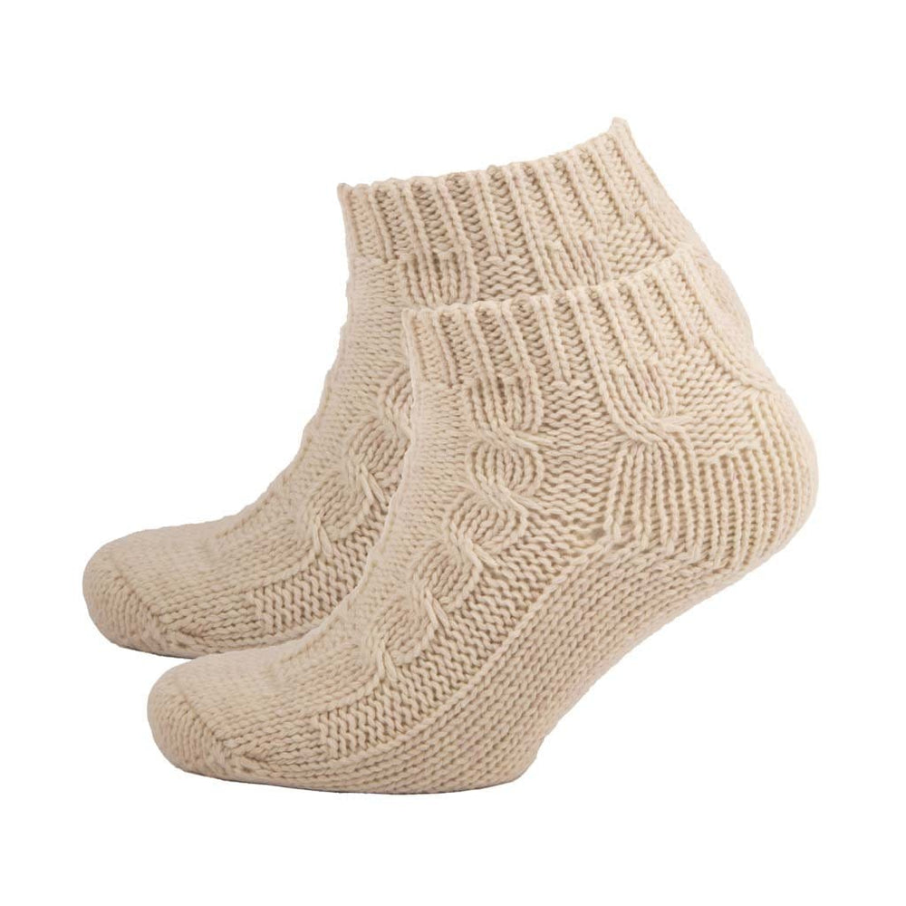 Aran Cable Chunky Ankle Socks Step into Comfort & Style with Aran Cable Chunky Ankle Socks