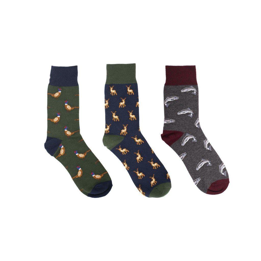 Heritage 3 Pack Hunting Socks - Classic Country Style Socks