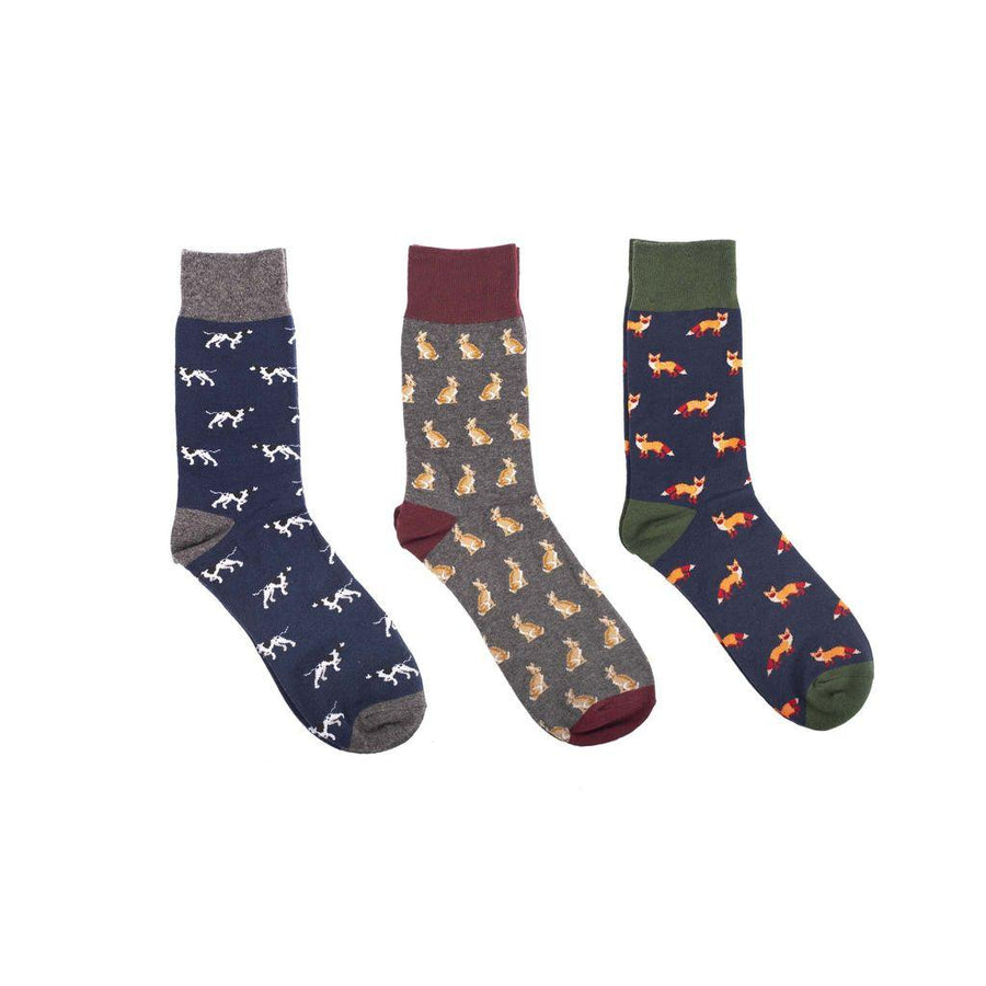 Heritage 3 Pack Hunting Socks - Classic Country Style Socks