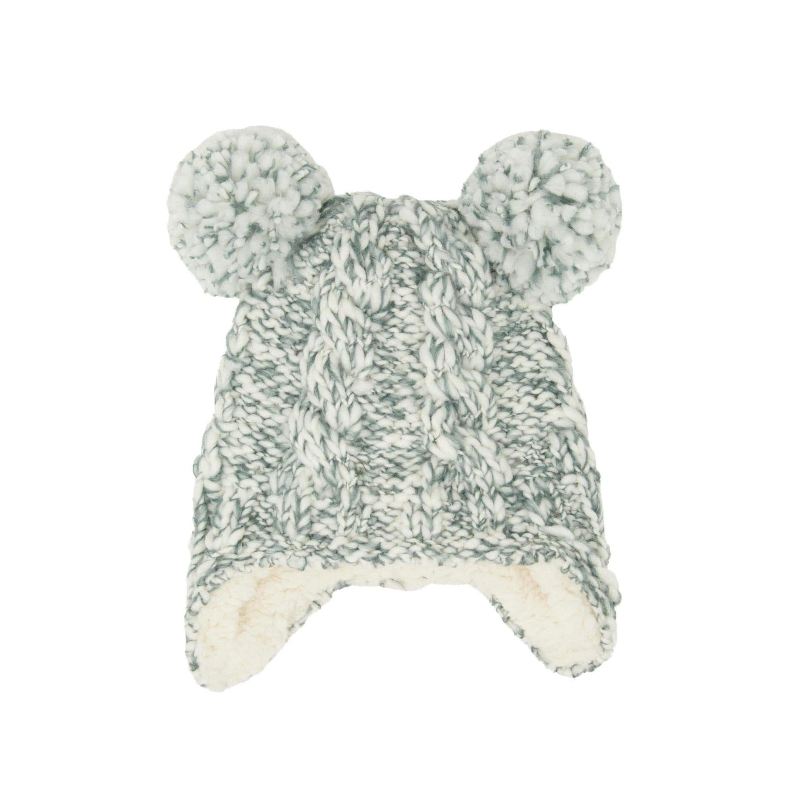 Aran Junior Cable Pom Pom Fleece Lined Hat Aran Junior Cable Pom Pom Fleece Lined Hat | Cute 'Mini-Me' Design